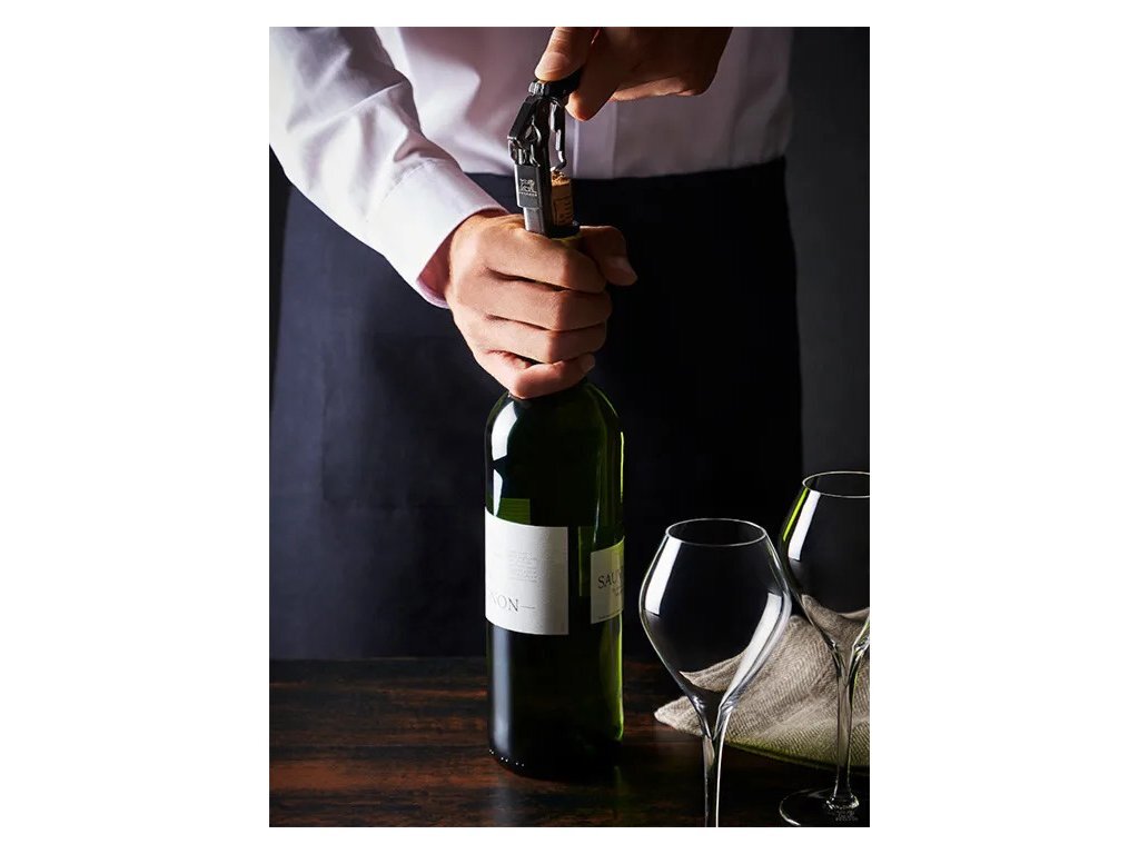 Peugeot dárková sada vývrtka Clavelin + klíč k určení chutě vína Clef du Vin, 200978