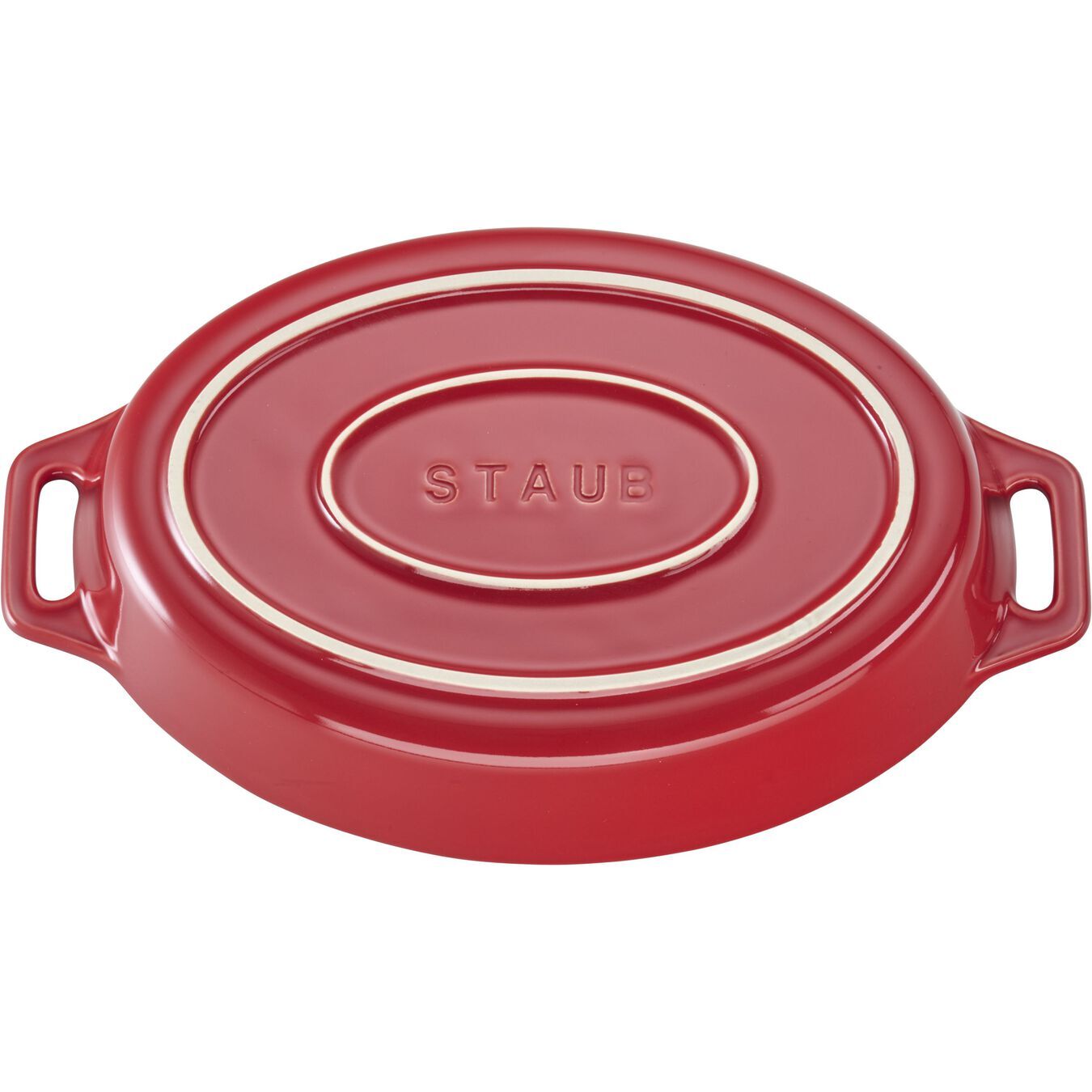 Staub keramická zapékací mísa oválná 17 cm/0,4 l višňová, 40511-153