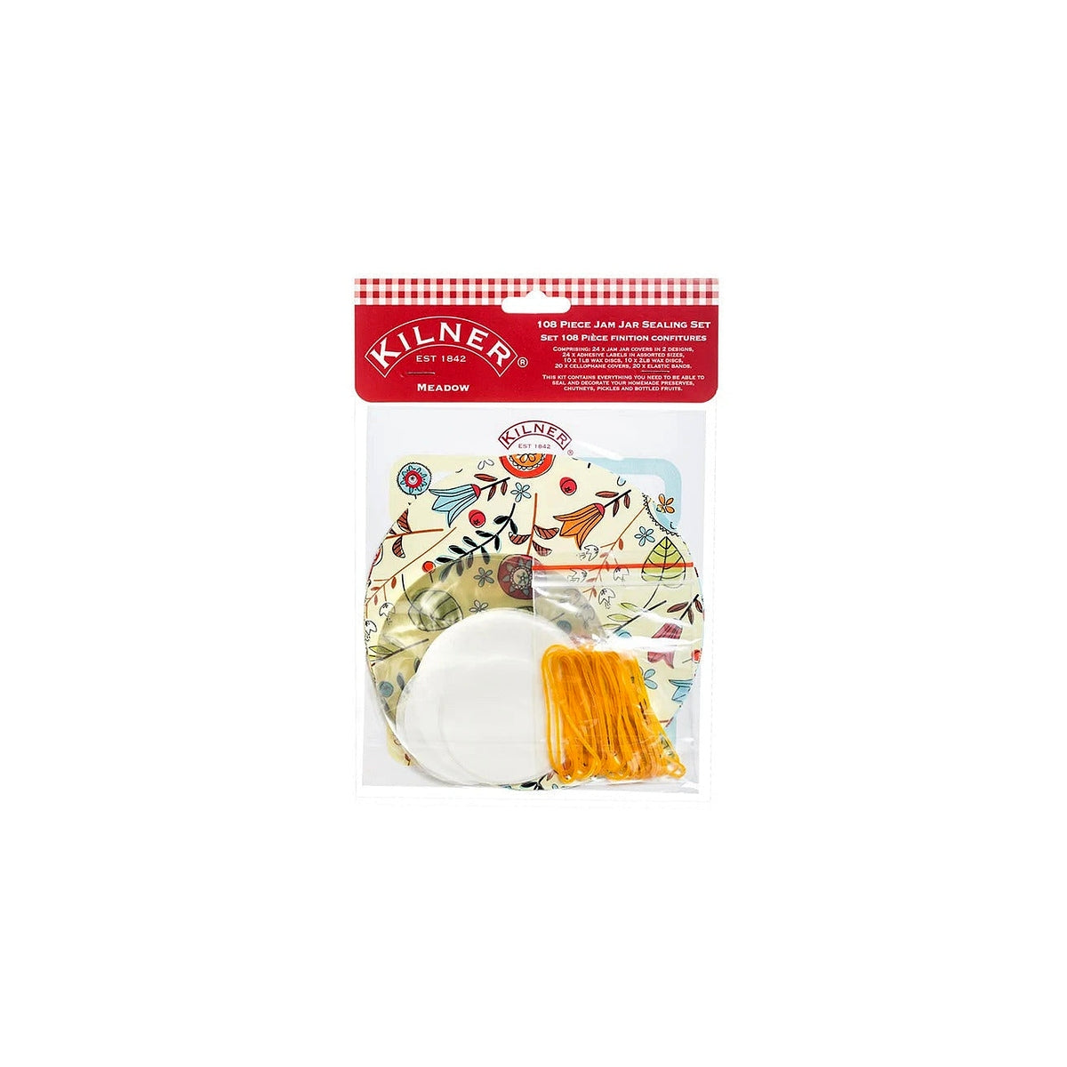 Kilner Meadow set doplňků na uzavírání a značení sklenic a lahví, 0025.444