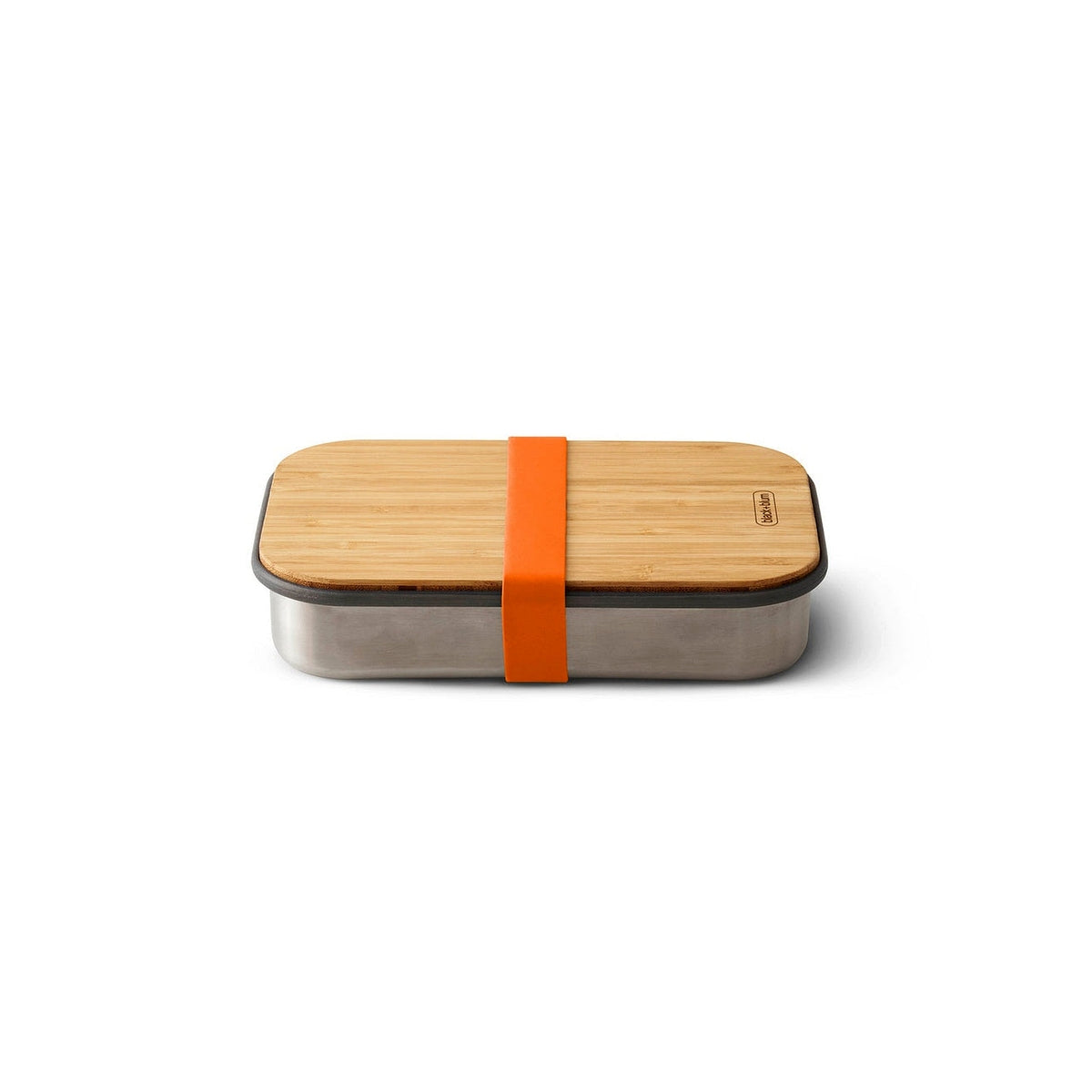 Black+Blum svačinový box s bambusovým víkem 0,9 l, orange, BAM-SB003