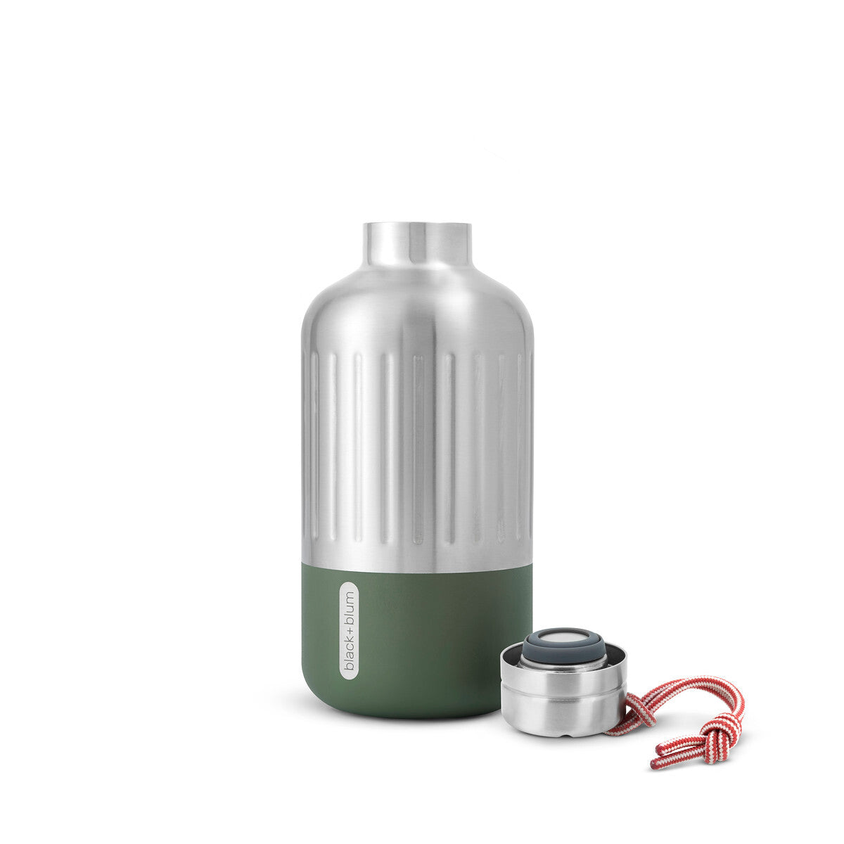 Black+Blum Explorer nerezová termolahev 650 ml, olive, BAM-EIWB-S010