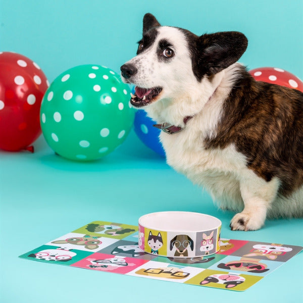 Mason Cash Pawtrait Pets podložka pod krmení/misky pro psy 43 x 31 cm, 2030.481