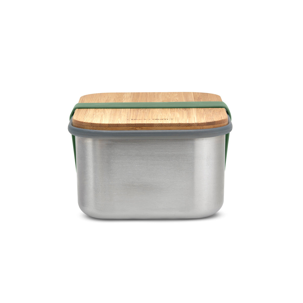 Black+Blum svačinový box s bambusovým víkem 1,25 l, olive, BAM-SB-L010