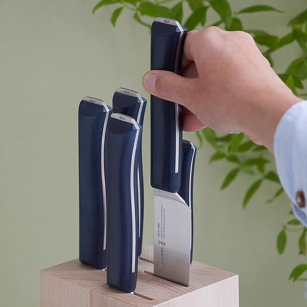 Opinel Intempora bukový blok s noži 6 ks, 002404