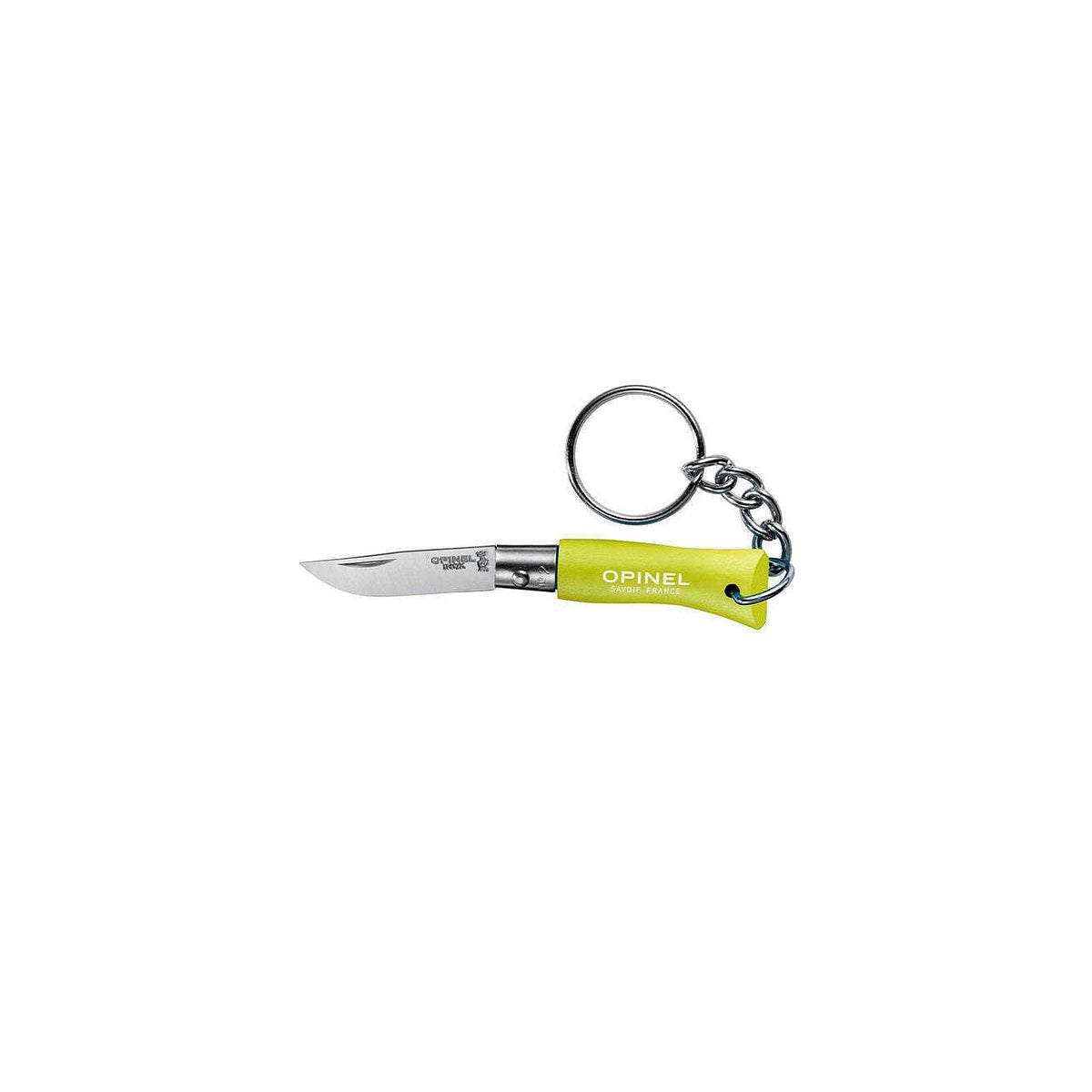 Opinel Colorama klíčenka N°02 zavírací nůž 3,5 cm, zelená, 002271