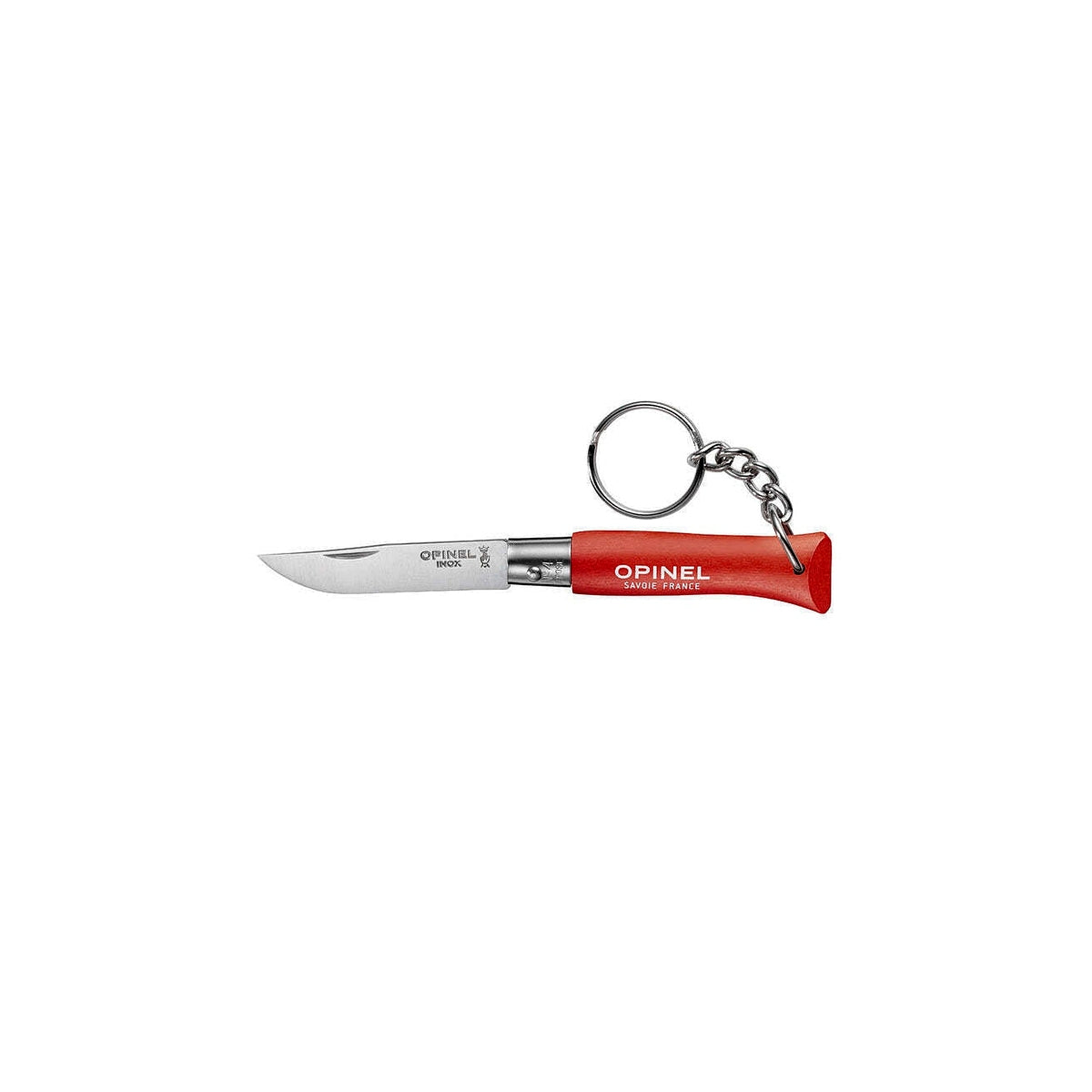 Opinel Colorama klíčenka N°04 zavírací nůž  5 cm, červená, 002055