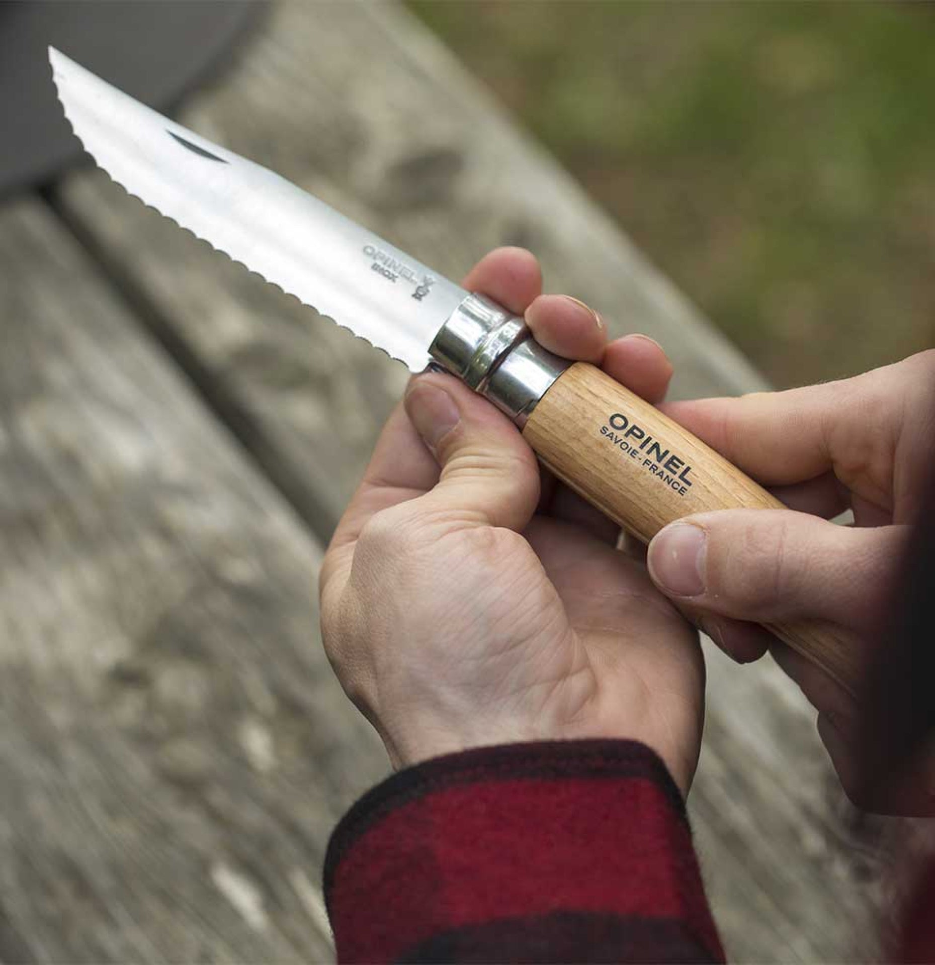 Opinel Nomad N°12 zavírací nůž vroubkovaný 12 cm, 002441