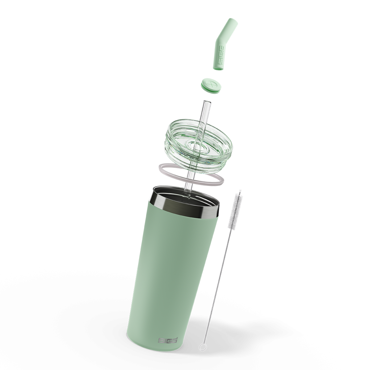 Sigg Helia nerezový termohrnek 600 ml, milky green, 6015.70