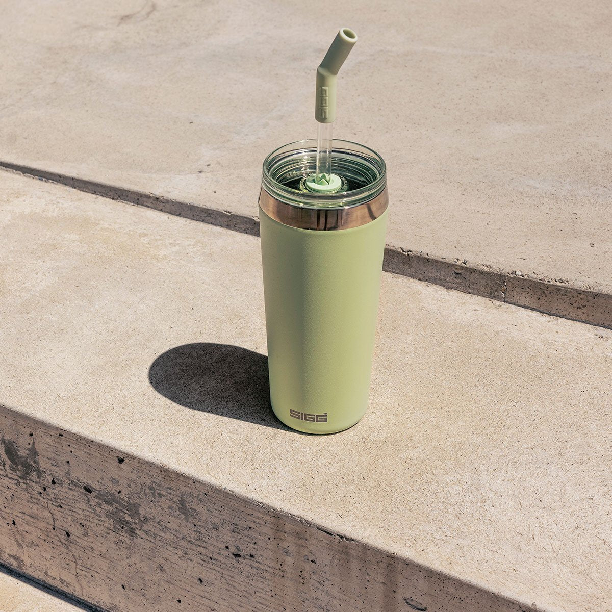 Sigg Helia nerezový termohrnek 600 ml, milky green, 6015.70