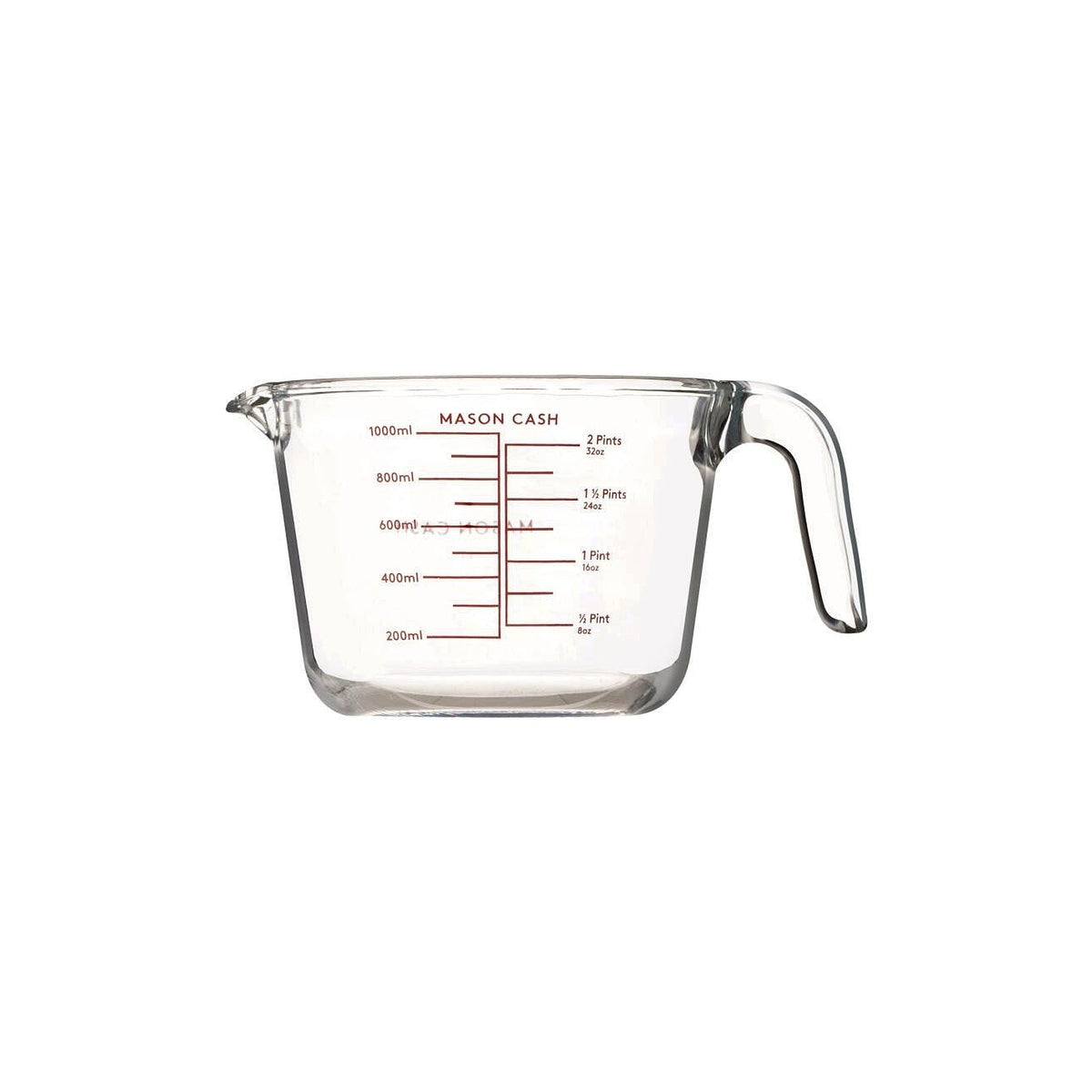Mason Cash Classic Collection skleněná odměrka s nálevkou 1 l, 2006.204