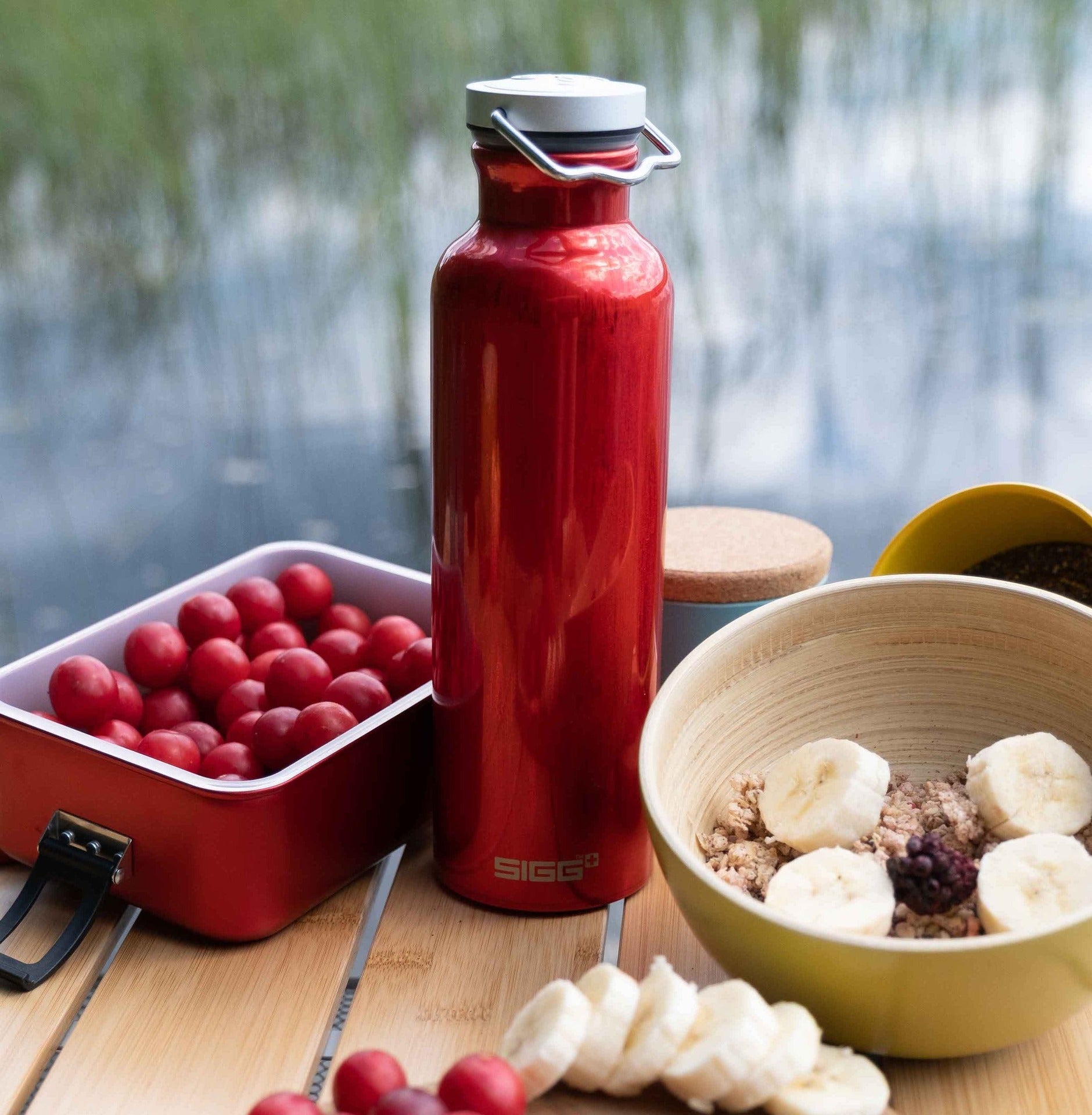 Sigg Metal Plus S jídelní box 800 ml, red, 8697.20
