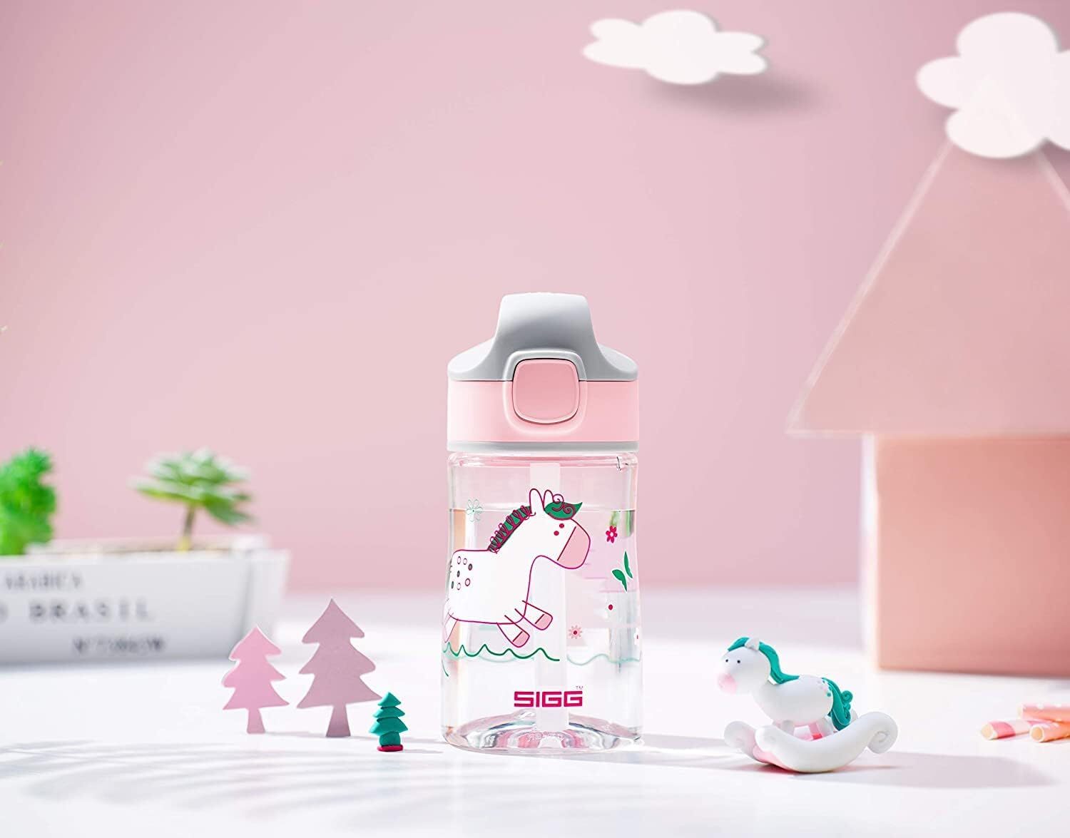 Sigg Miracle dětská láhev na pití 350 ml, pony friend, 8731.50
