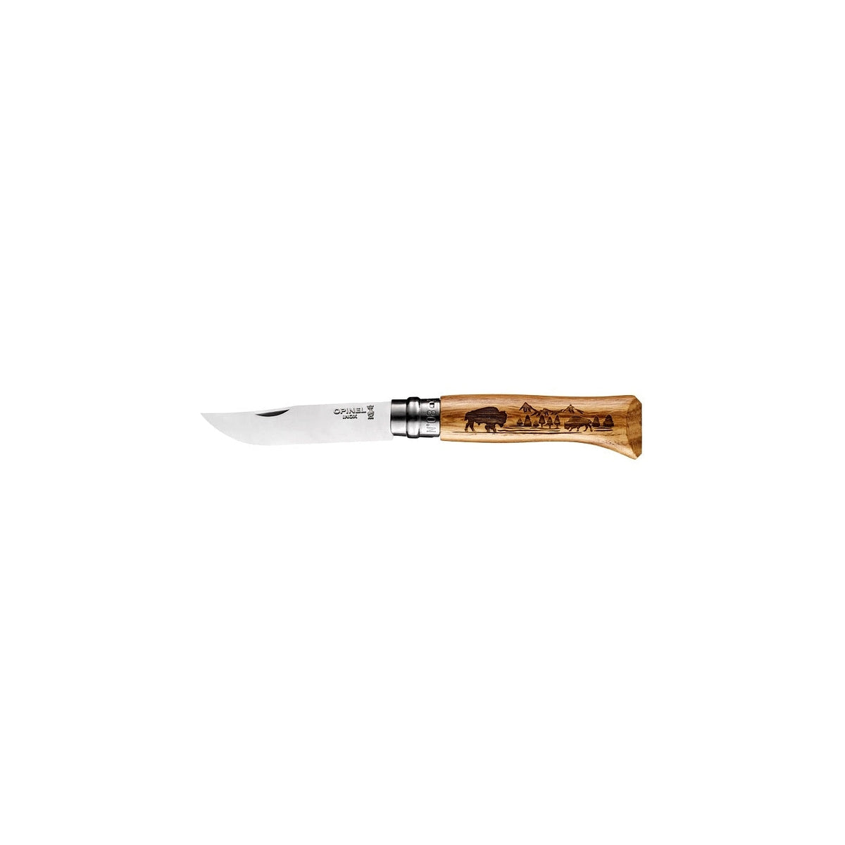 Opinel Animalia America Buffalo N°08 zavírací nůž 8,5 cm, 002629