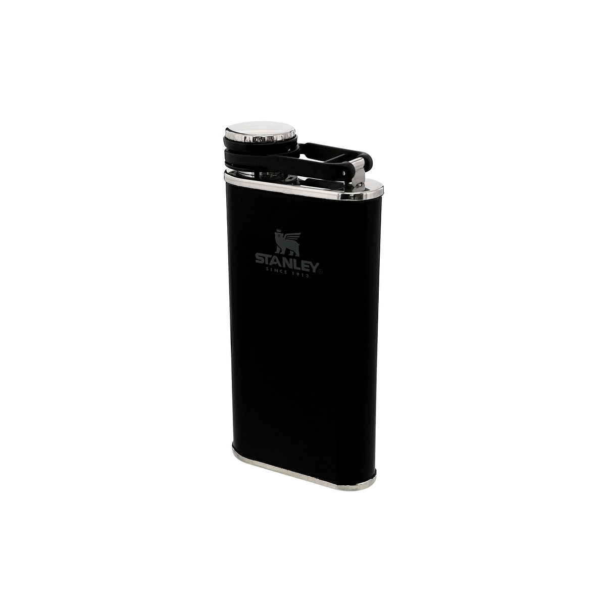 Stanley Classic kapesní láhev 230 ml, matte black pebble, 10-00837-127
