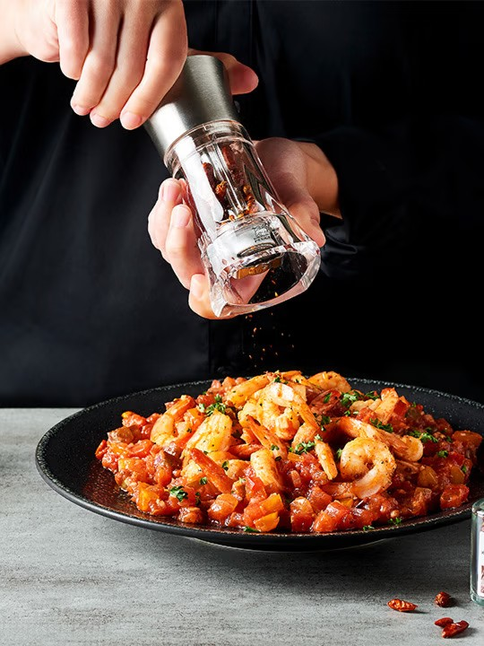 Peugeot Ouessant mlýnek na chilli papričky 14 cm, stainless steel, 29050