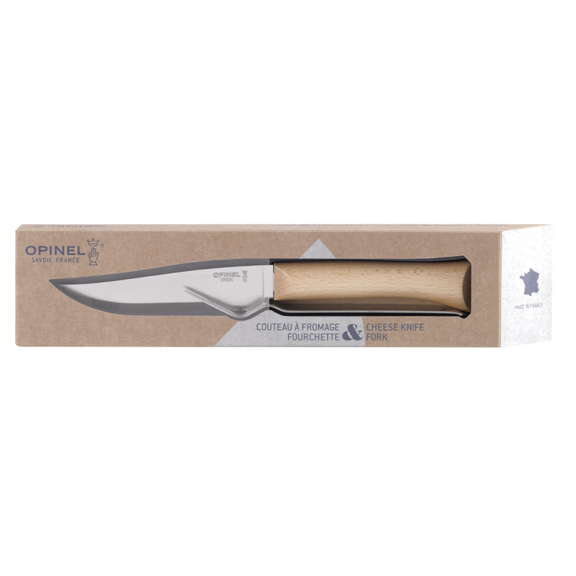 Opinel sada nože a vidličky na sýr 12,5 cm, 001834