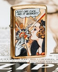 Klasické Zippo zapalovače